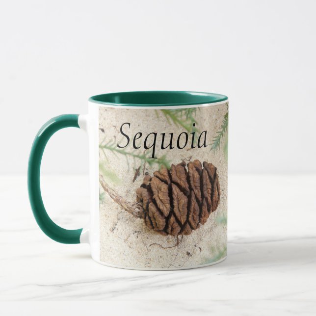 Sequoia T-Shirt Cone - Nationalpark Sand Sequoia Tasse (Links)