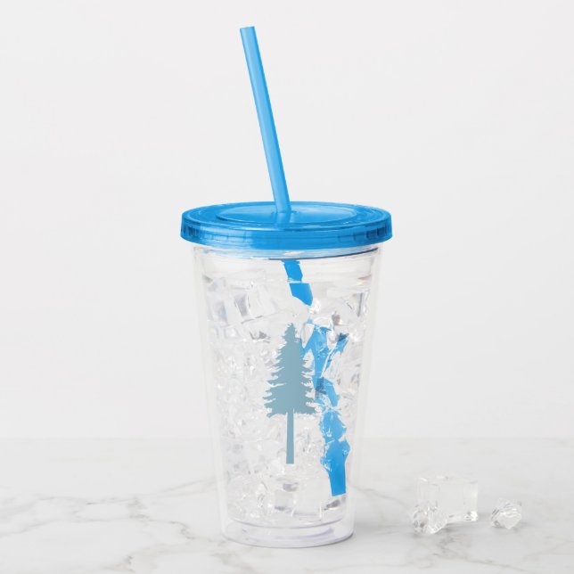 Sequoia Tree Tumbler Acryltrinkbecher (Vorderseite Ice)