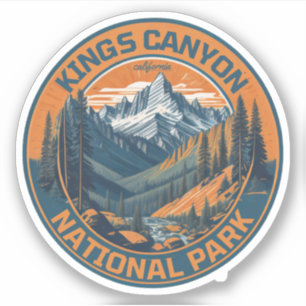 Sequoia und Kings Canyon National Parks Kalifornie Aufkleber
