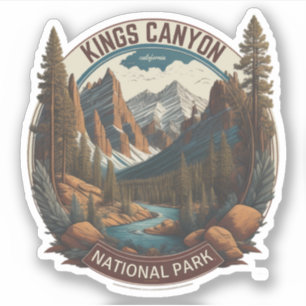 Sequoia und Kings Canyon National Parks Kalifornie Aufkleber
