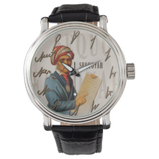 Sequoyah-Alphabet Armbanduhr