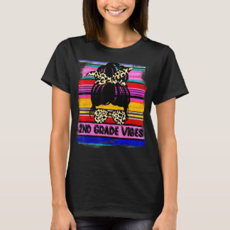 Serape 3rd Grade Vibes First Day of School Messy B T-Shirt