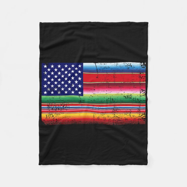 Serape Cinco De Mayo Par Fleecedecke (Vorderseite)