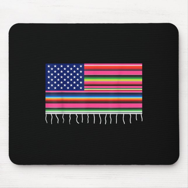 Serape Cinco De Mayo Par Mousepad (Vorne)