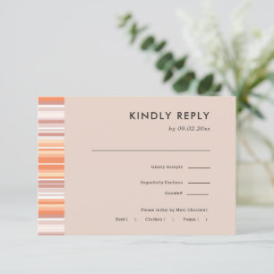 Serape Fall Saison   RSVP für Hochzeiten + Wahl de Karte