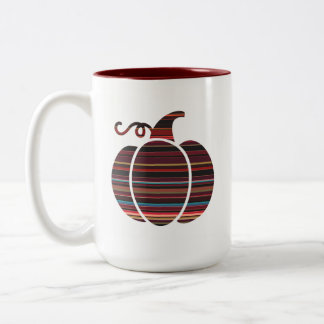 Serape Kürbis-Tasse Zweifarbige Tasse