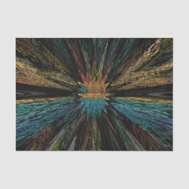 Serape Southwest Geometric Tribal Print Seidenpapier (Vorderseite)