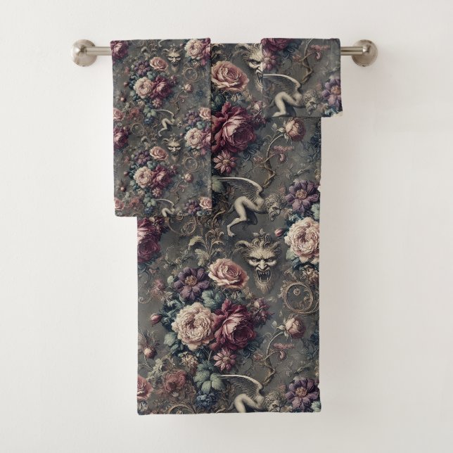 Seraph Jagd - gotisch Viktorianisch Badhandtuch Set (Insitu)