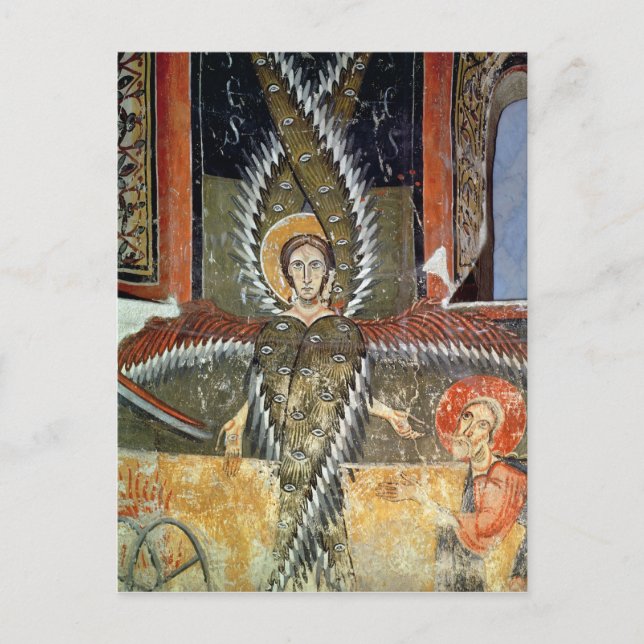 Seraphim reinigen die Lippen von Isaiah Postkarte (Vorderseite)