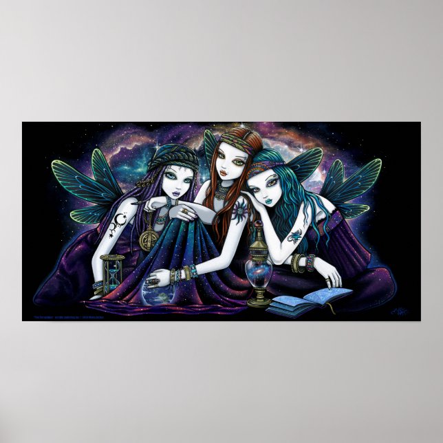 Seraphina Celestial Angels Nebula Fairy Poster (Vorne)