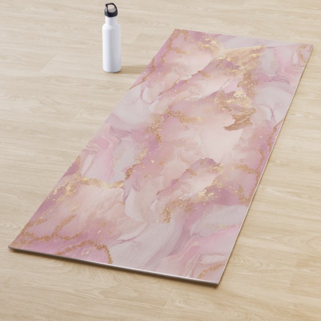 Seraphina Rosa und Gold Yoga Mat Yogamatte (Beispiel)