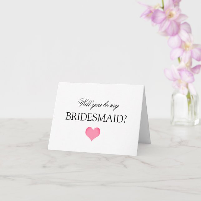 Seras-tu ma carte de proposition Bridesmaid ? (Orchidée)