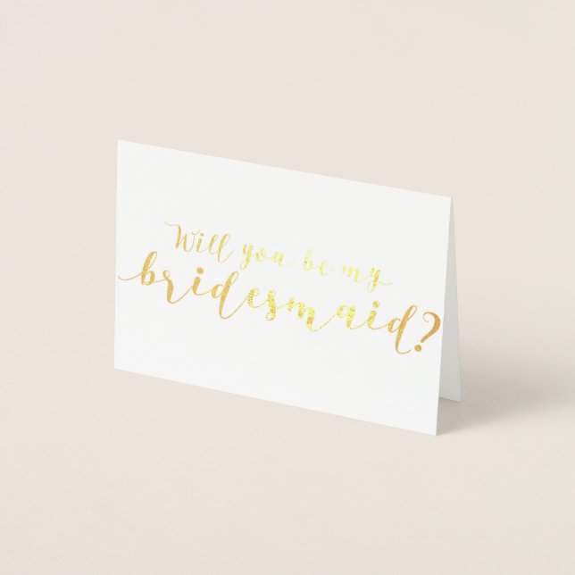 Seras-Tu Ma Carte Foil De Femme D'État (Devant)