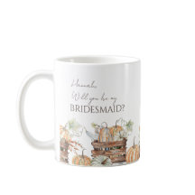 Seras-Tu Ma Demoiselle D'Honneur Mug Automnal Pers