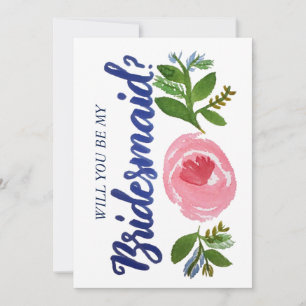 Seras-tu ma servante d'Eclairée ? Carte florale et