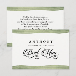 Seras-tu mon meilleur homme ? Invitations d'aquare