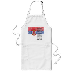 Serbia - Bože pravde Lange Schürze