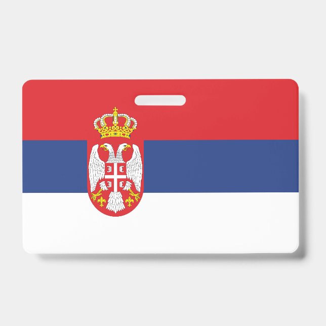 Serbia flag ausweis (Front)