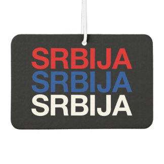 SERBIA-Flag Autolufterfrischer