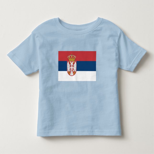 Serbia Flag Kleinkind T-shirt (Vorderseite)