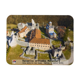 SERBIAN MONASTERIEN - Kloster Ravanica orthodox Magnet
