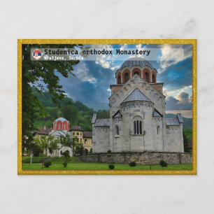SERBIAN MONASTERIEN - Kloster Studenica orthodox Feiertagspostkarte