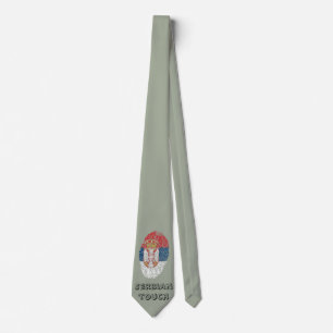 Serbian-Touch-Fingerabdruckflagge Krawatte