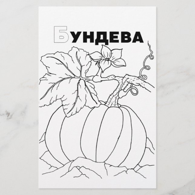 Serbianenkürbis (Vorderseite)