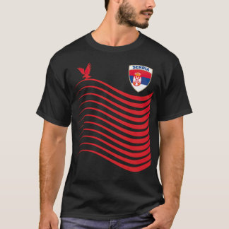 Serbien Basketball Jersey Srbija Basketball Flagba T-Shirt