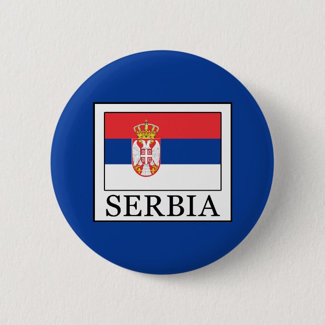 Serbien Button (Vorderseite)