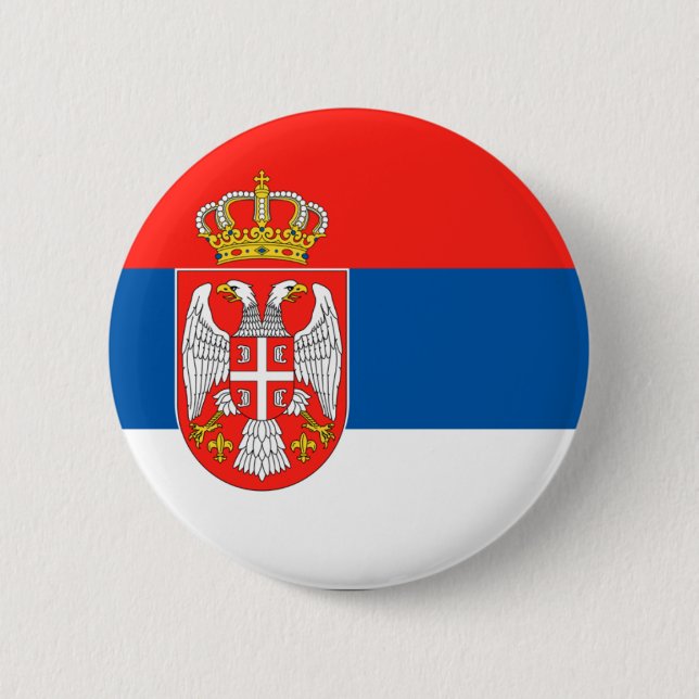 Serbien Button (Vorderseite)