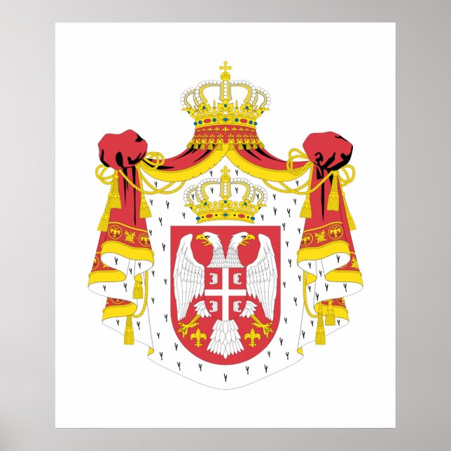 Serbien COA Poster (Vorne)