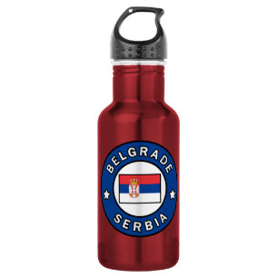 Serbien Edelstahlflasche