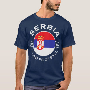 Serbien Euro 2024 Design T-Shirt