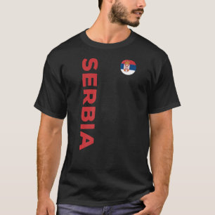 Serbien Flagge Serbiens Patriot Balkan für Serben T-Shirt