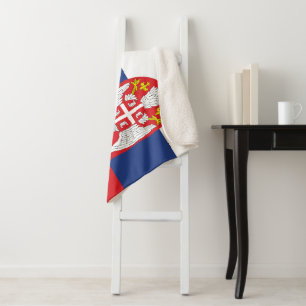 Serbien-Flagge Sherpadecke