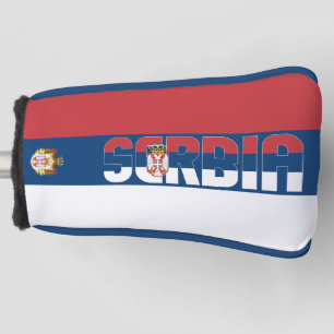 Serbien Flaggenschlager Wunderschöner Patriotic Go Golf Headcover