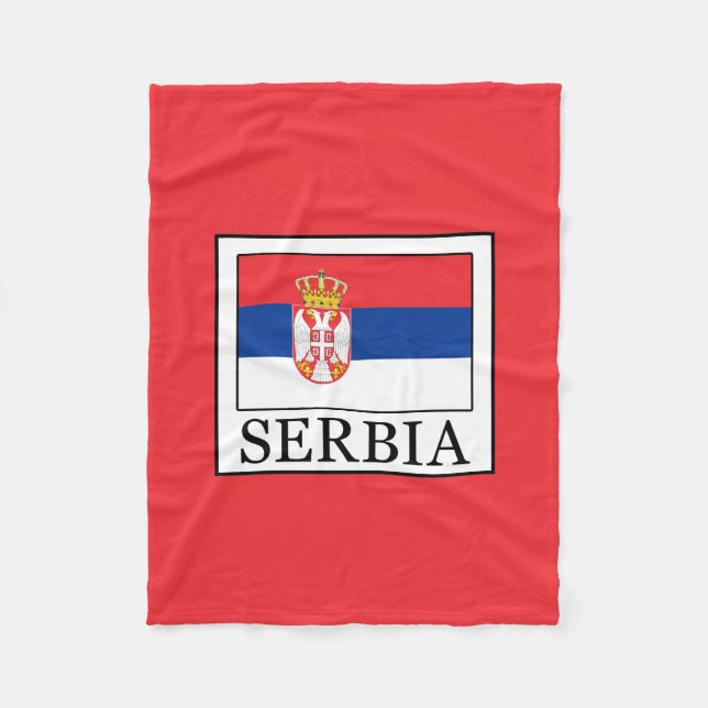Serbien Fleecedecke (Vorderseite)