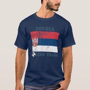 Serbien Fußball-Team Flag 2022 Unterstützerserben T-Shirt