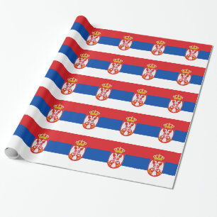 Serbien Geschenkpapier