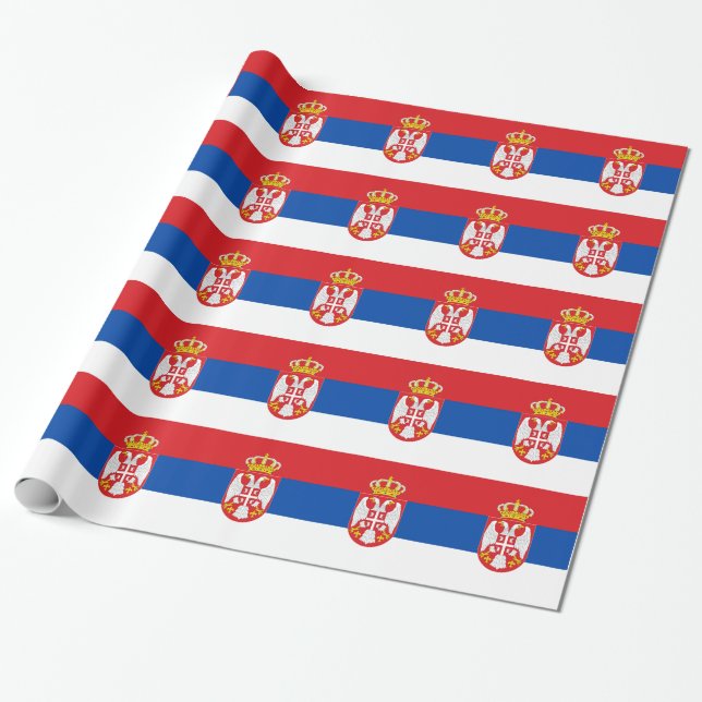 Serbien Geschenkpapier (Ungerollt)