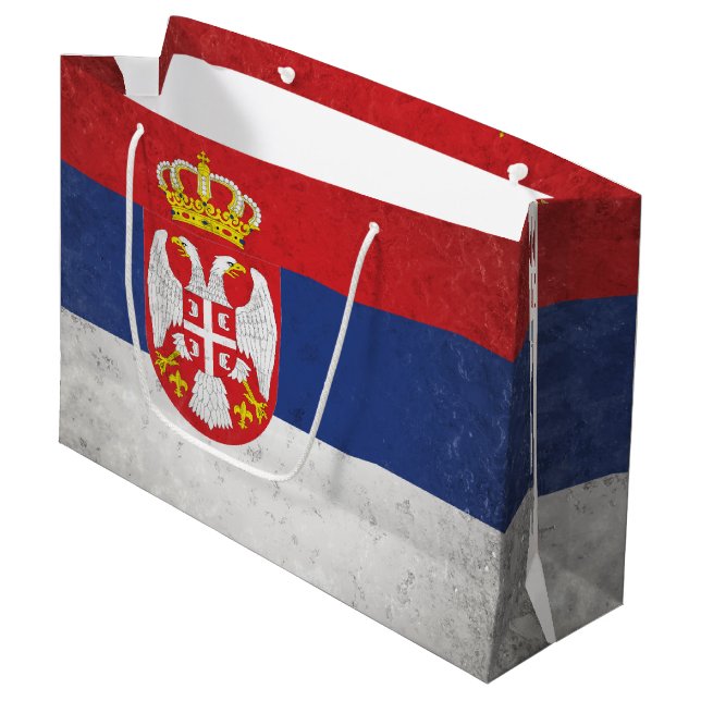 Serbien Große Geschenktüte (Vorderseite Schrägansicht)