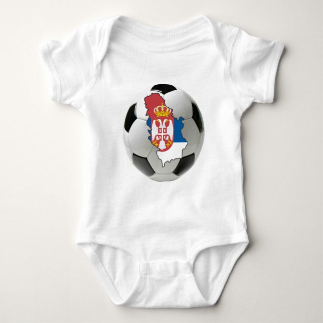 Serbien-Nationalmannschaft Baby Strampler (Vorderseite)