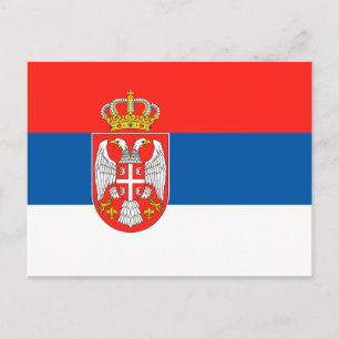 Serbien Postkarte