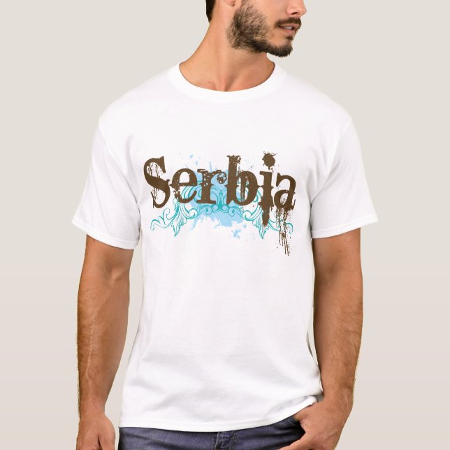 Serbien-Schmutz-T-Shirt T-Shirt (Vorderseite)