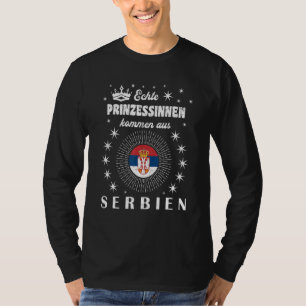 Serbien Serbisch Serbe Srbija Flagge Jugoslawien B T-Shirt