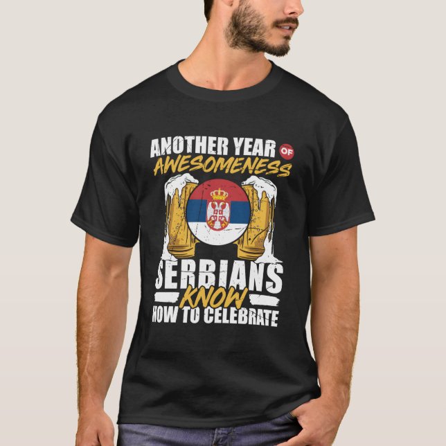 Serbien Serbische Roots serbisches Erbe stolz Serb T-Shirt (Vorderseite)