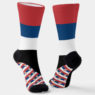 Serbien Socken, serbische Flaggen / Sport Socken