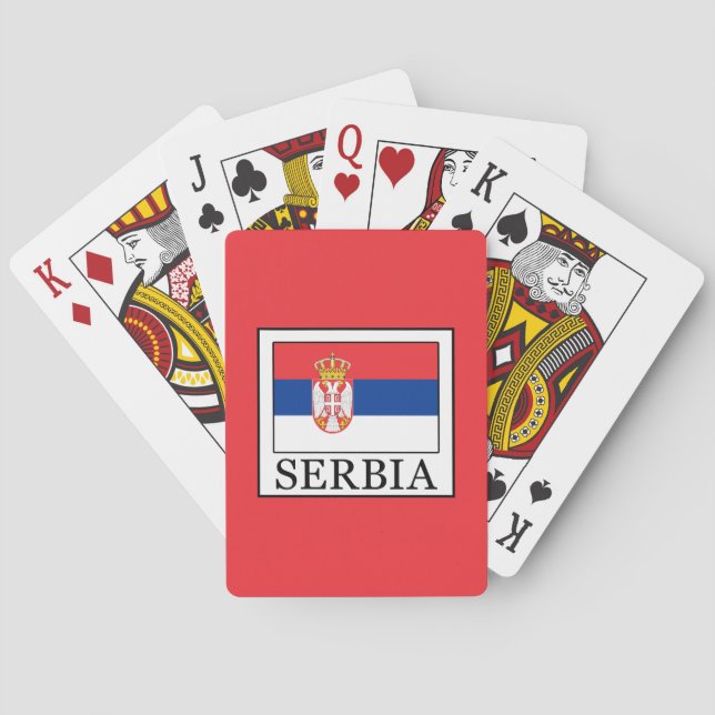 Serbien Spielkarten (Rückseite)
