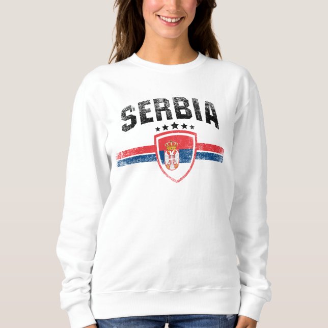 Serbien Sweatshirt (Vorderseite)